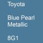 Preview: Toyota, Blue Pearl Metallic, 8G1.